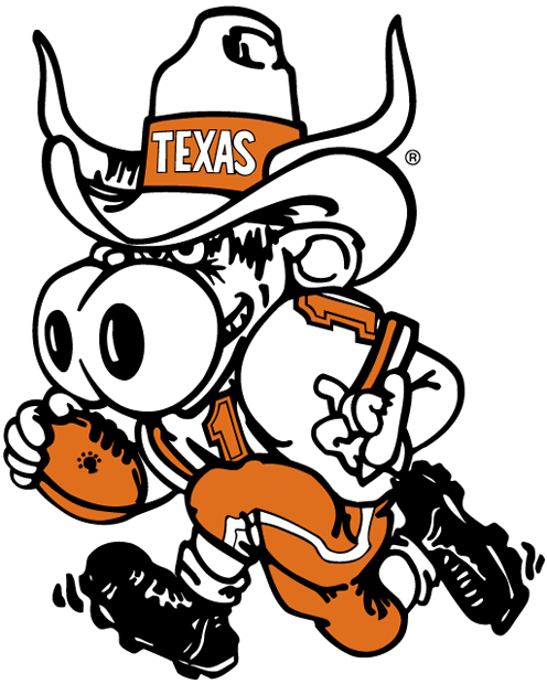 Texas Longhorns 1981-2002 Mascot Logo iron on transfers for T-shirts